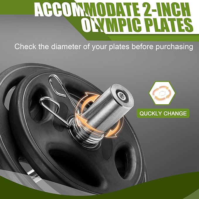 47" Olympic Barbell Curl Bar EZ Bar Strength 440-Pound Capacity