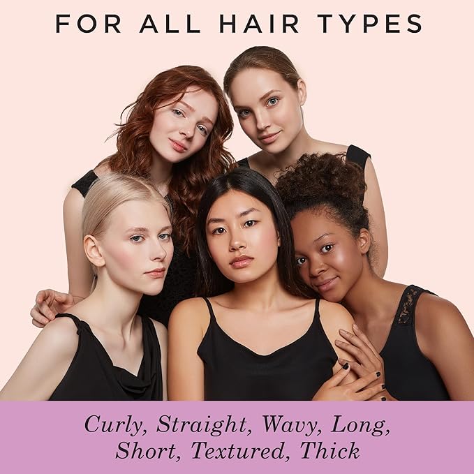 Diane Pro Nylon Pin 9 Row Styling Brush for Detangling, Separating, Shaping, and Defining Wet or Curly Hair, Heat-Resistant, Anti-Static, Black/Red