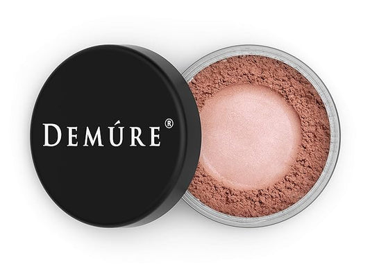 Demure Mineral Blush Makeup (Satin Rose), Loose Powder By Demure
