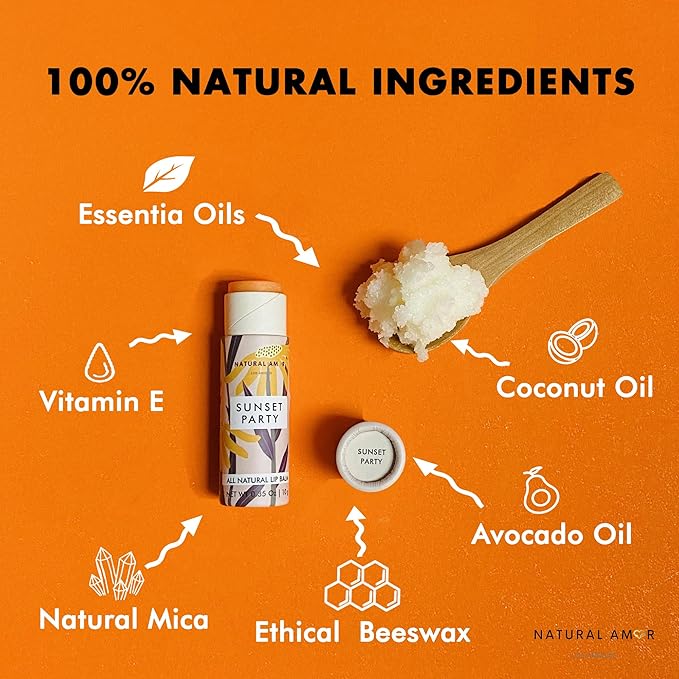 Natural Amor All Natural Lip Balm 0.3oz