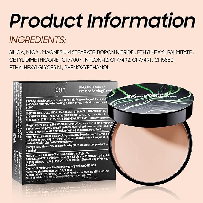 Mushroom Head Air Cushion CC Cream With Setting Types (Natural)
