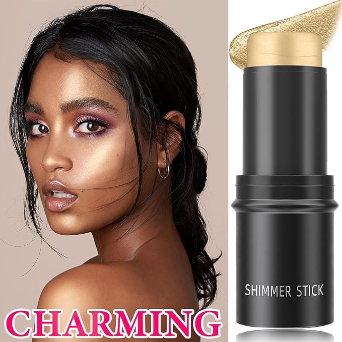 Cream Contour Stick,Shimmer Stick Long Lasting Non-greasy Cream Women(02#)