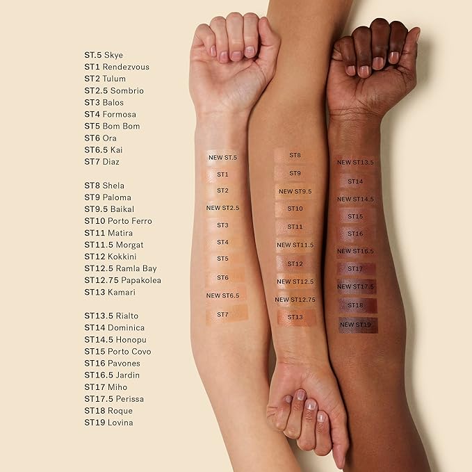 ILIA - Super Serum Skin Tint SPF 40 | Non-Comedogenic, Vegan, Lightweight to Help Against Blue Light, + Pollution while Hydrating, Smoothing, + Refining (Sombrio ST2.5, 1 fl oz | 30 ml)