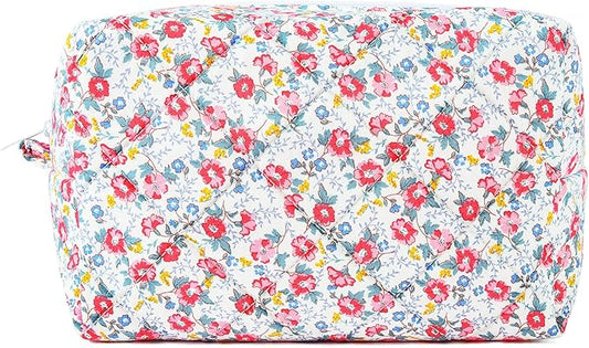 Soidram pink makeup bag floral
