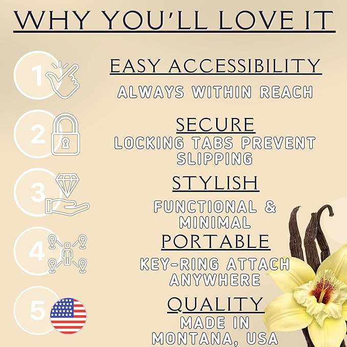 Keychain Holder EOS Lip Balm Stick