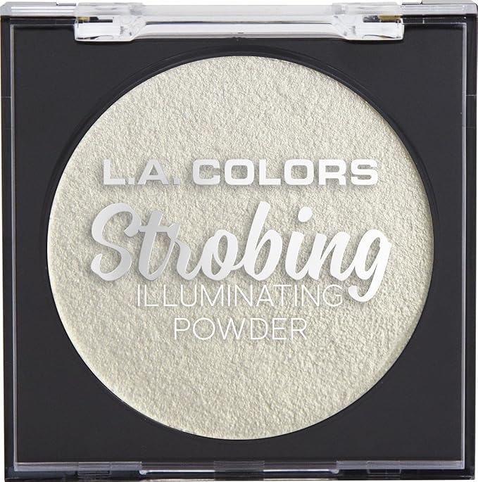L.A. COLORS Strobing Illuminating Powder, Gleaming Goddess, 1 1 Ounce
