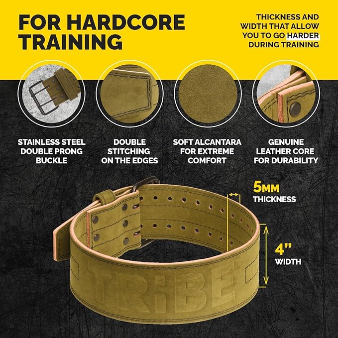 5mm Premium Weight Lifting Belt - 100% Genuine