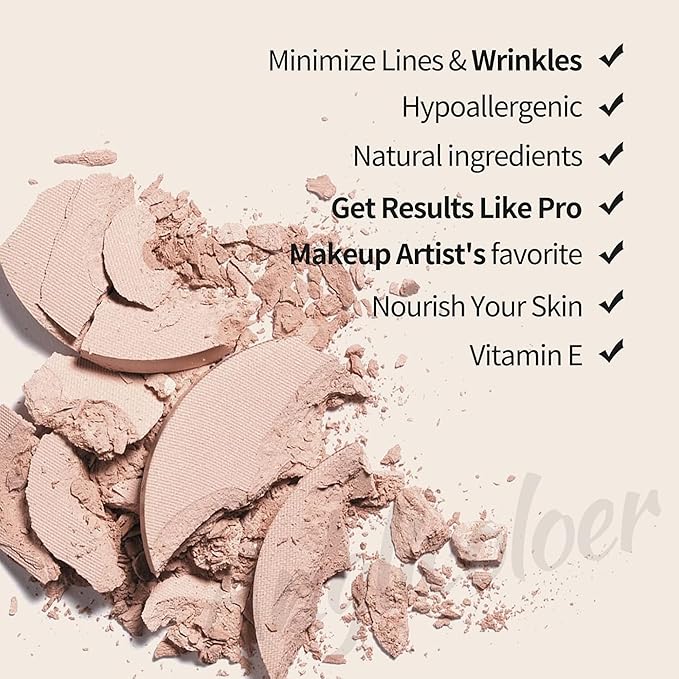 MAEPEOR Pressed Powder 8 Colors Oil Control Matte (olden Beig) 05 G