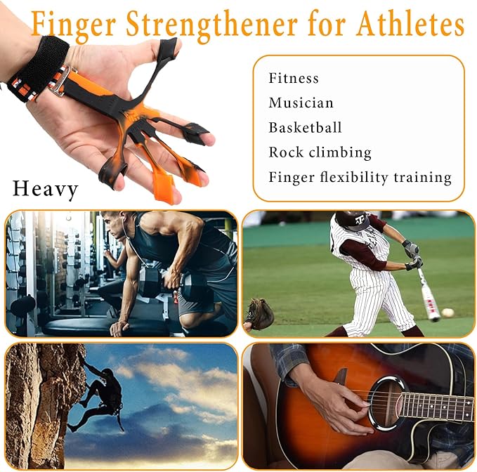 Grip Strength Trainer/Forearm Strengthener 2PCS Upgraded Rehabilitation/10 Resistance