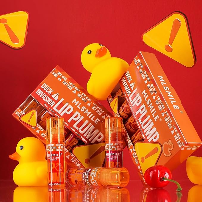 6 Colors Duck Lip Plumper Gloss, Glitter Shine Primer Lip Tint Korean Clear Plumping Lip Gloss, High Pigment No Sticky Sexy Lip Gloss, Lip Plumper Gloss Make Lips Fuller