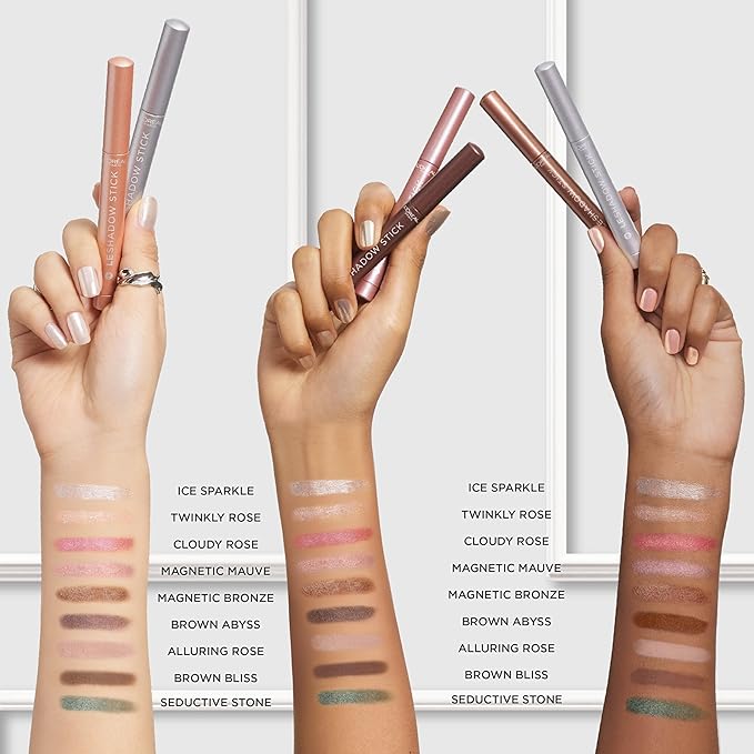 L'Oreal Paris Makeup Le Shadow Stick Eyeshadow, Blendable, Smudge-Resistant, Cream Eyeshadow, Ice Sparkle, 0.05 Oz