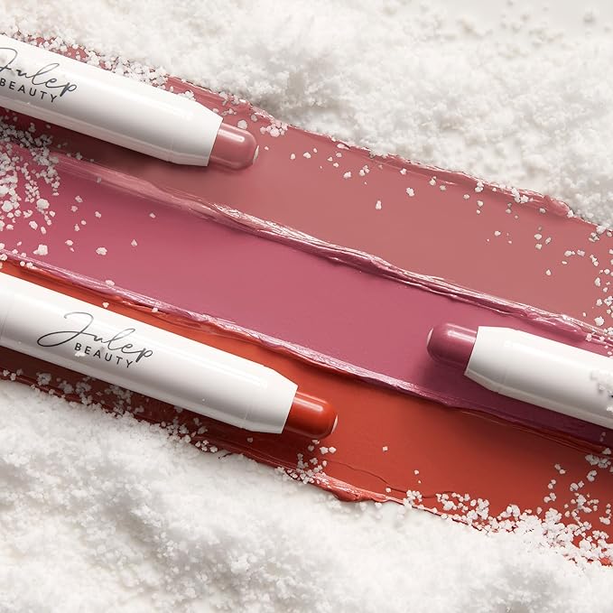 Julep It's Balm Tint of Color Lip Balm Trio - Vintage Mauve, 90s Neutral, Canyon Rose | Hydrating Lip Color with Vitamin E Core | Natural Gloss Finish | Vegan & Cruelty-Free