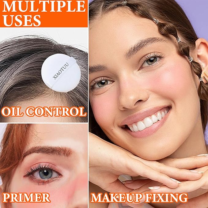 Loose Setting Face Powder,Loose Powder Lightweight & Breathable Women（Natural）