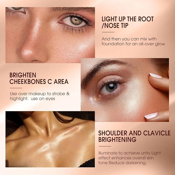 MAEPEOR Shimmer Body Luminizer 5 Colors Moisturizing Glow 80ML