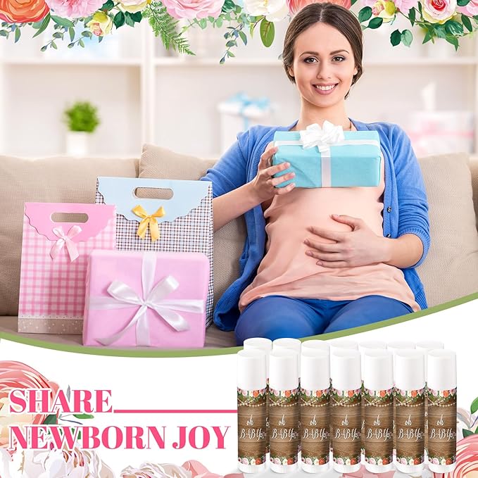 40 Pieces Lip Balm Bulk Baby (Floral)