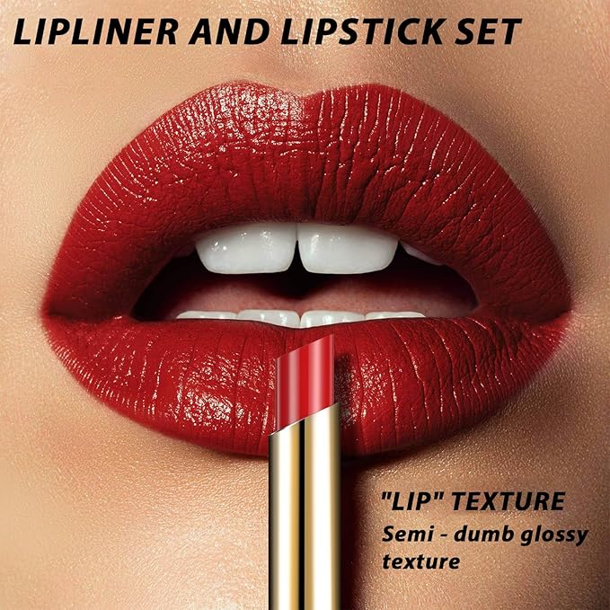 Grapefruit Lip Liner and Lipstick for Women, Long Grapefruit