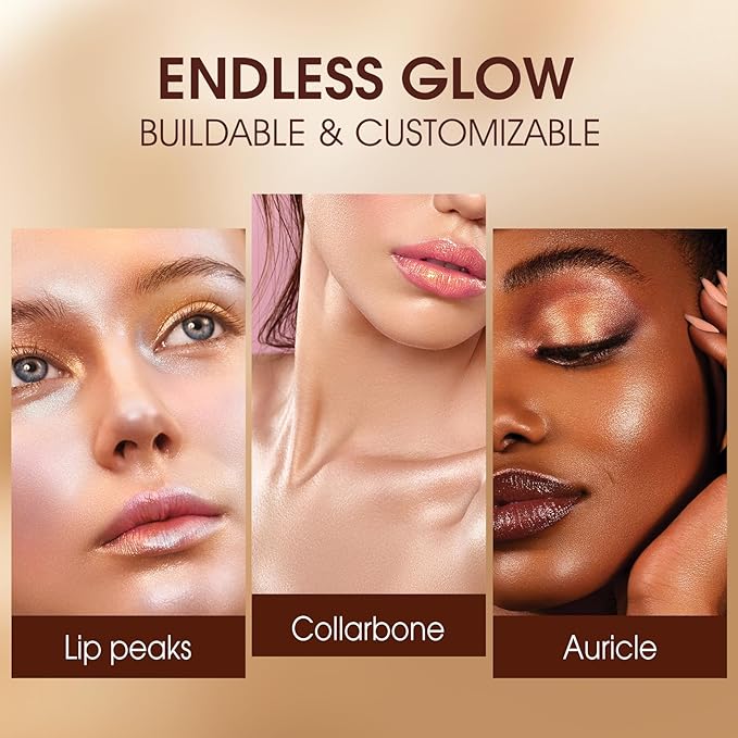 URQT Highly Pigmented Liquid Contour Highlighter - Built-in