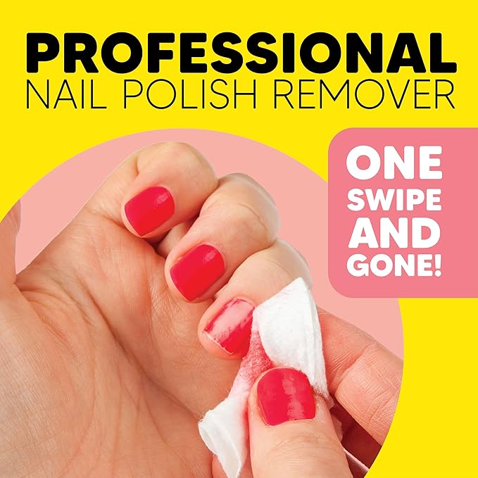 Onyx Professional 100% Pure Acetone Nail Polish Remover Kit with 7 inch Nail File, 8 fl oz - Made in USA, Maximum-Strength Nail Polish Remover for Gel, Artificial & Glitter Nail Polish