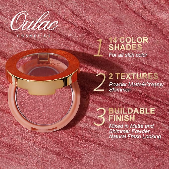 Oulac Barbie Pink Blush Makeup| Highly Pigmented Cream 4.8g
