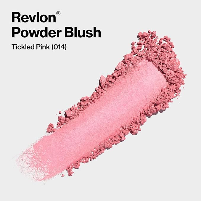 Revlon Blush, Powder Blush Face Makeup, High Impact Tickled Pink, 0.17 oz