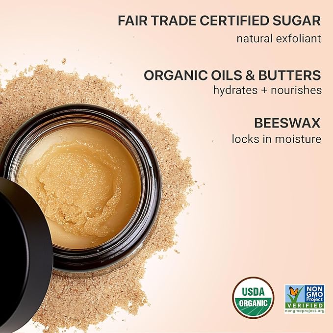 Organic Lip Scrub Vanilla - USA