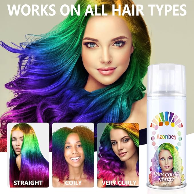 Hair Color Spray and Wax