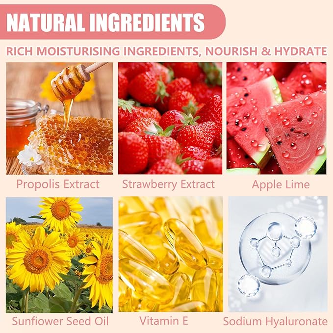 3 PCS Bee Lip Balm Honey Wrinkle