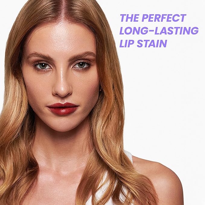 Wonderskin Wonder Blading Lip Stain Peel Off and Reveal Kit - Long Lasting, Waterproof Pink Lip Tint, Transfer Proof Natural Makeup Stain Kit (Charming)