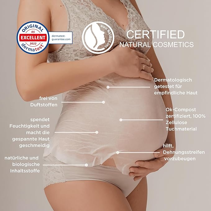 3 x Feuchtigkeitsspendende Bauchtuchmaske - hilft Mischung