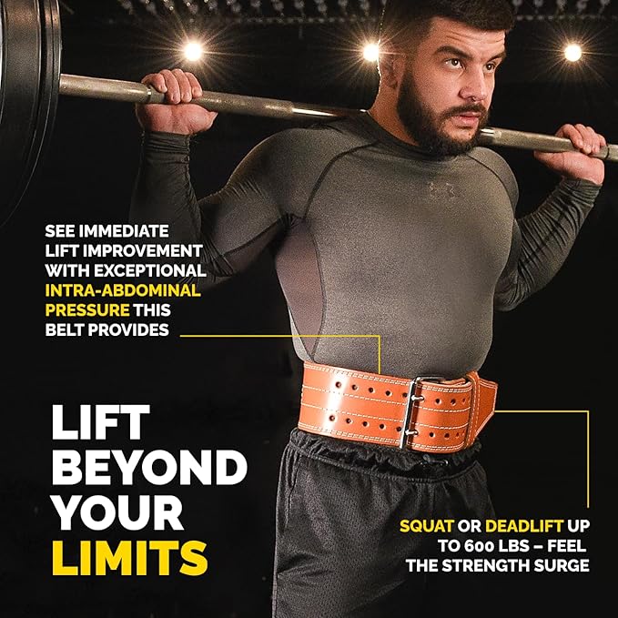 5mm Premium Weight Lifting Belt - 100% Genuine