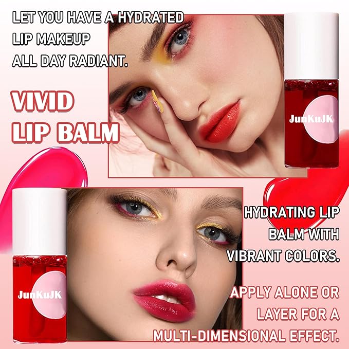 2 Colors Lip Tint Stain Set,Lip Stain Long Long
