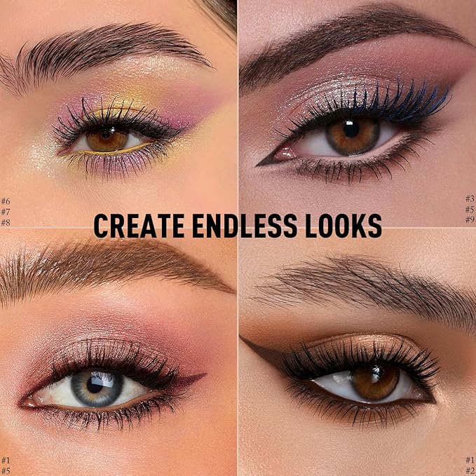 Eyeshadow Stick Matte Eye Shadow Pencil Cream to Powder Eye Brightener Crayon Long-Lasting Crease-Proof Neutral Eyeshadow Buildable & Blendable High Pigmented Eye Liner Makeup for Women, 5 PINK