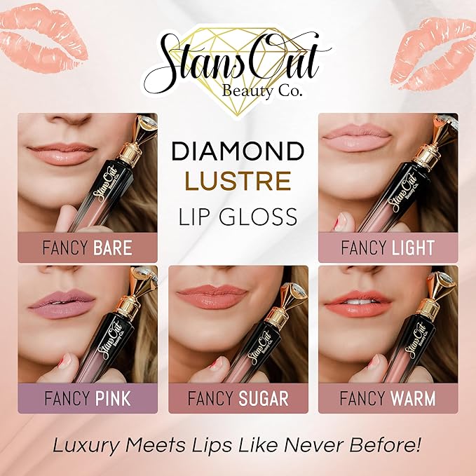 StansOut Beauty Diamond Lustre Fancy Pink Hydrating Lip Hydrating