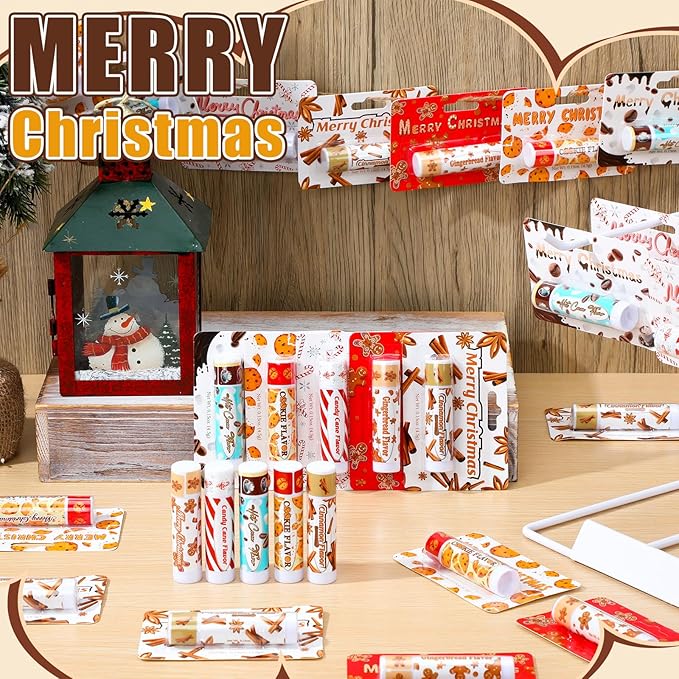 25 Pcs Christmas Lip Balms Stocking