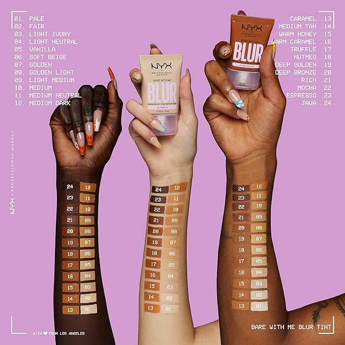 NYX PROFESSIONAL MAKEUP Bare With Me Blur Skin - Medium