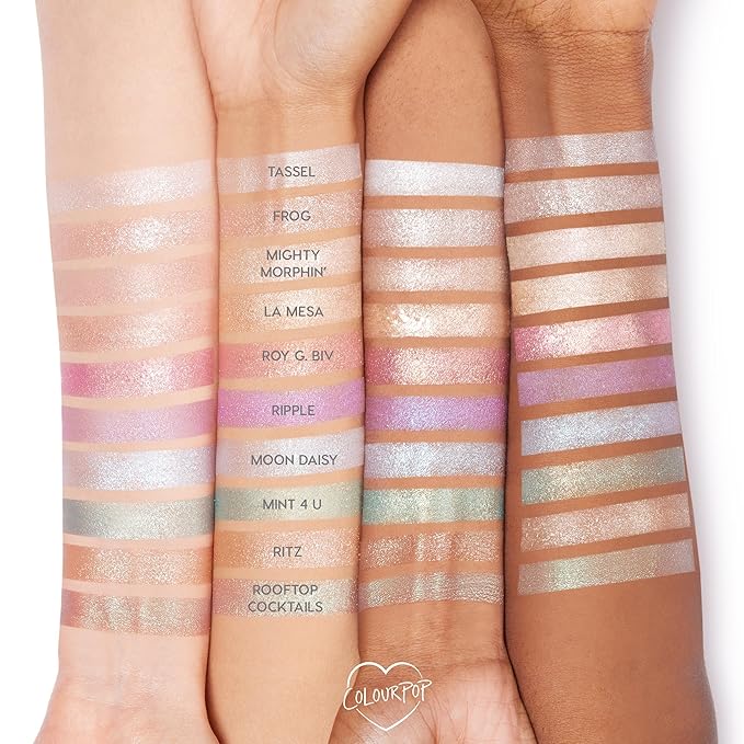 ColourPop Super Shock Shadow - High-Pigment, Crème-Powder Eye Makeup - Single Glitter Eyeshadow with Zero Fallout and Unique Bouncy Texture - Midtone Mint Eyeshadow - Mint 4 U (0.07 oz)