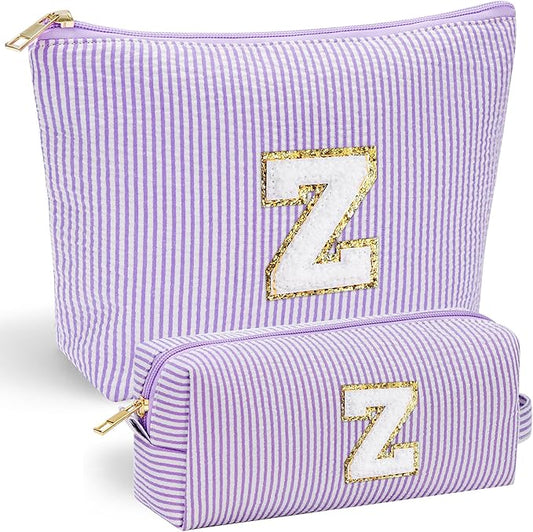 Yoolife purple makeup bag for