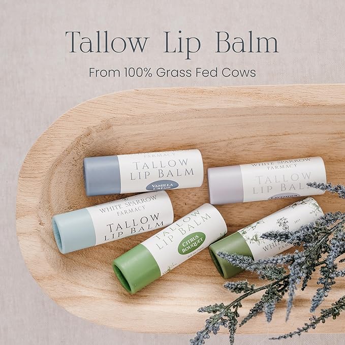 Organic Tallow Lip Balm (Peppermint) from