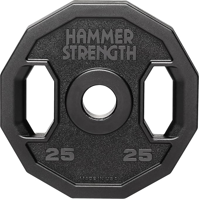 Hammer Strength 25Lb 12 Sided Urethane Olympic Plate