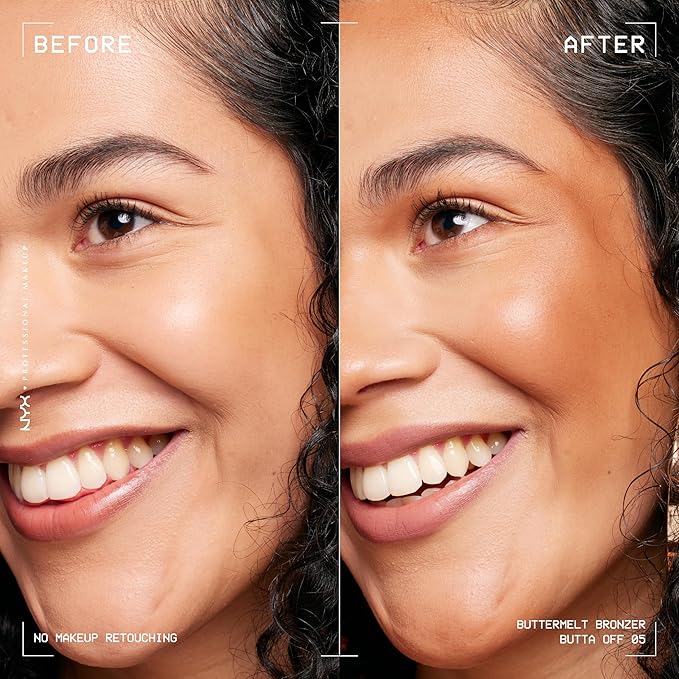 NYX PROFESSIONAL MAKEUP Matte Buttermelt Bronzer, Longwear Face Butta Off