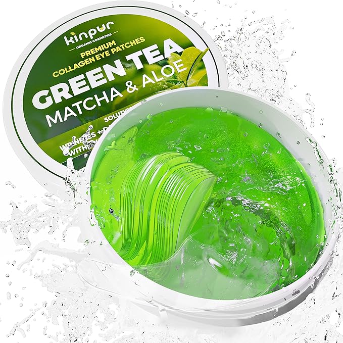 Green tea under eye patches