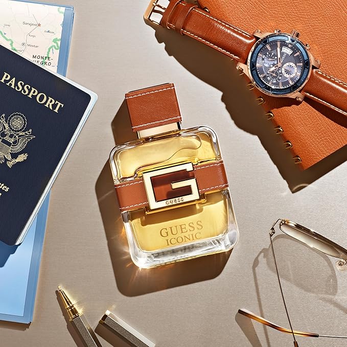 GUESS Iconic For Men Eau de Parfum Perfume Spray, Cologne For Men 3.4 Fl. Oz.