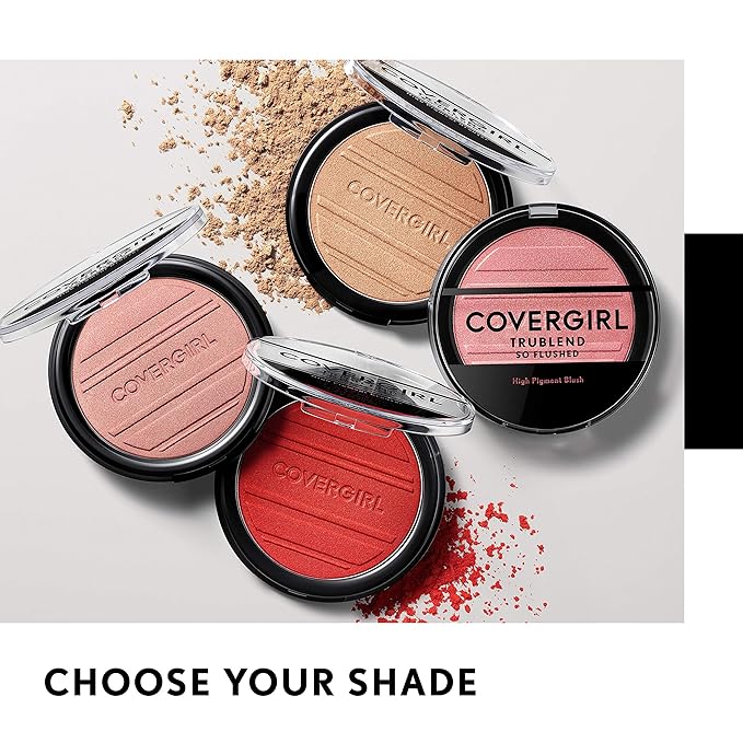 COVERGIRL Trublend So Flushed High Pigment Bronzer, Sunset of 1) 0.33 Oz