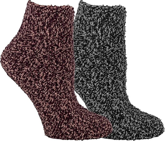 Dr. Scholl's Women's Low Cut Soothing Spa Socks-Lavender & Vitamin E Infused-2 & 3 Pairs-Bottom Grippers