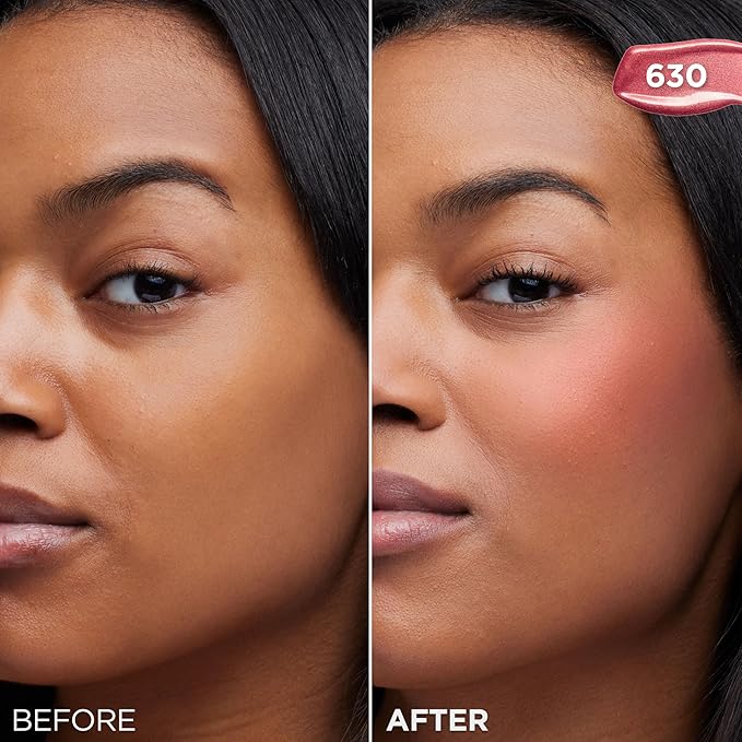 L'Oreal Paris Cosmetics L'Oreal Paris True Match Lumi Le Liquid Blush, Intense Lightweight Blush Formula With Liquid Pigments, Glowy True Rose, 0.33 Fl Oz