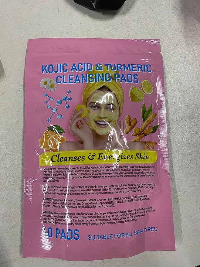 Turmeric kojic pads, turmeric kojic