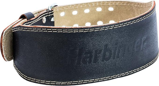 Harbinger Harbinger Padded Leather Belt Black