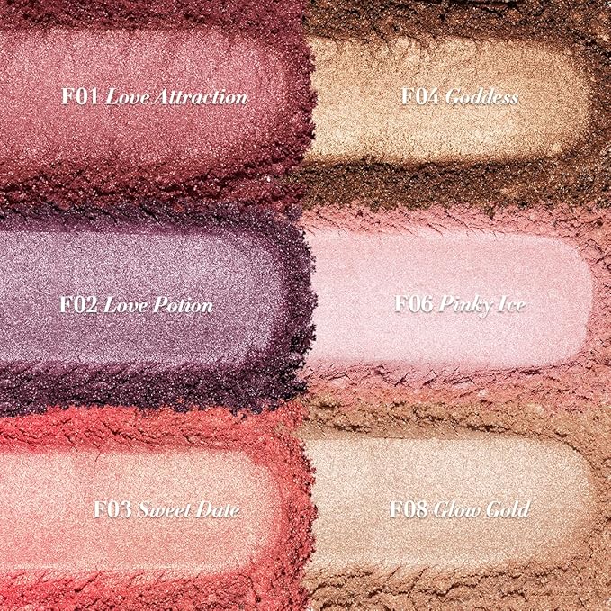 Oulac Shimmery Blush Makeup| 2 in 1 Powdery 4.8g