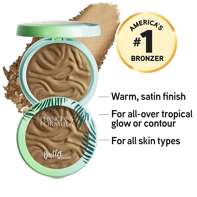 Physicians Formula Murumuru Butter Bronzer, Moisturizing, Nourishing Murumuru Brazilian Glow