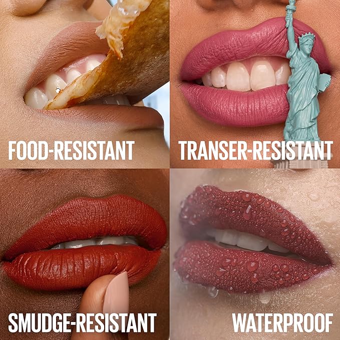 Maybelline Super Stay Matte Ink Liquid Lipstick Makeup, Long Lasting High Impact Color, Up to 16H Wear, Ringleader, Mauve Pink, 1 Count, Packaging May Vary